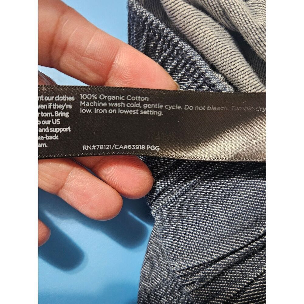 Eileen Fisher Airy 100% Organic Cotton Twill Tapered Pant - Picture 6 of 6